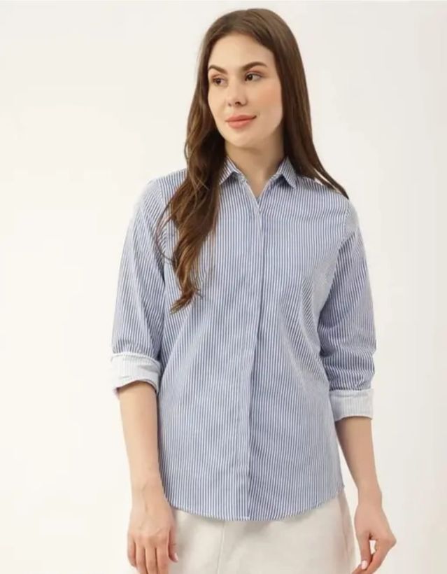 Girls & Women's Cotton Oversized Fit Shirt
