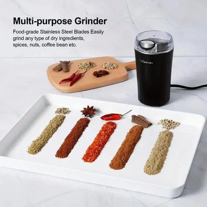 Maazi Digital™ Premium Electric Coffee & Spice Grinder (Powerful & Fast)